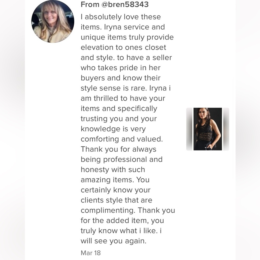 Truly grateful for amazing customers like you ✨
